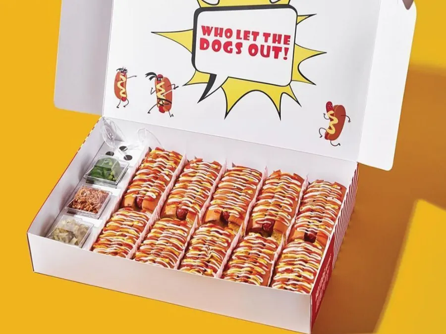 10 Hot Dogs Box