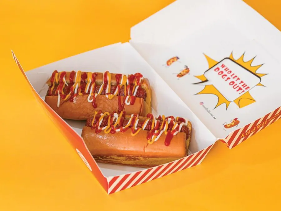 2 Hot Dog Sandwiches